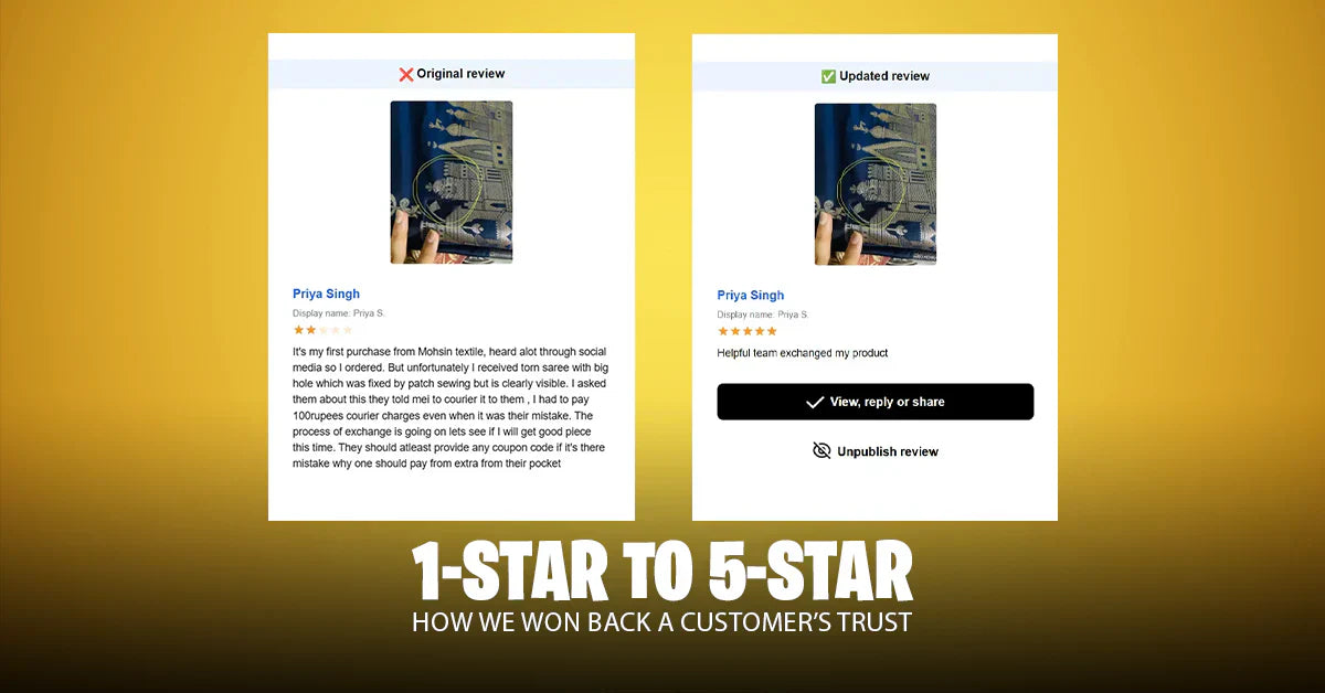 ⭐ 1-Star to 🌟 5-Star: How We Won Back a Customer’s Trust