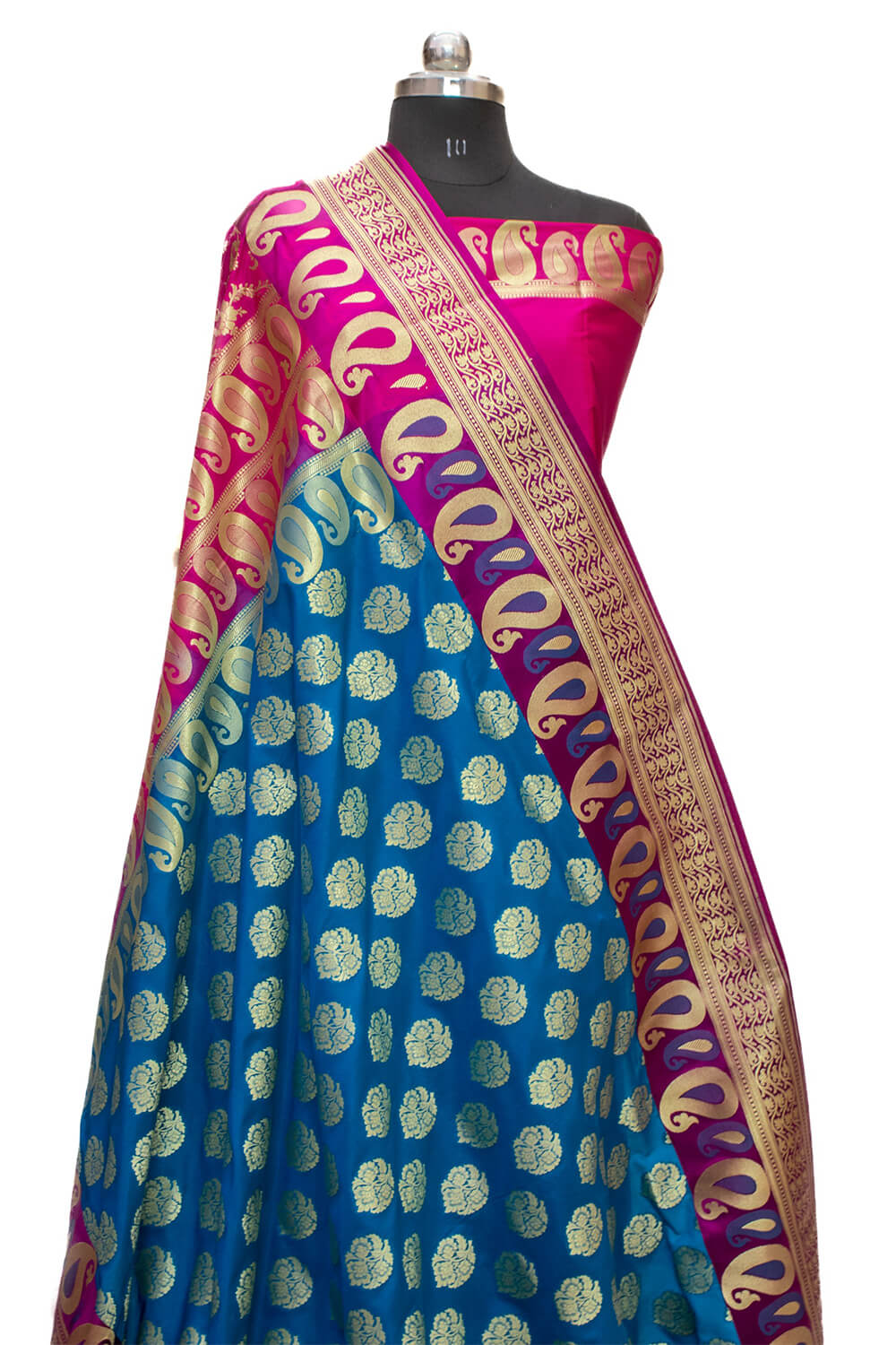 Sarees | Brand New Kataan Banarasi Saree (Patli Pallu) | Freeup