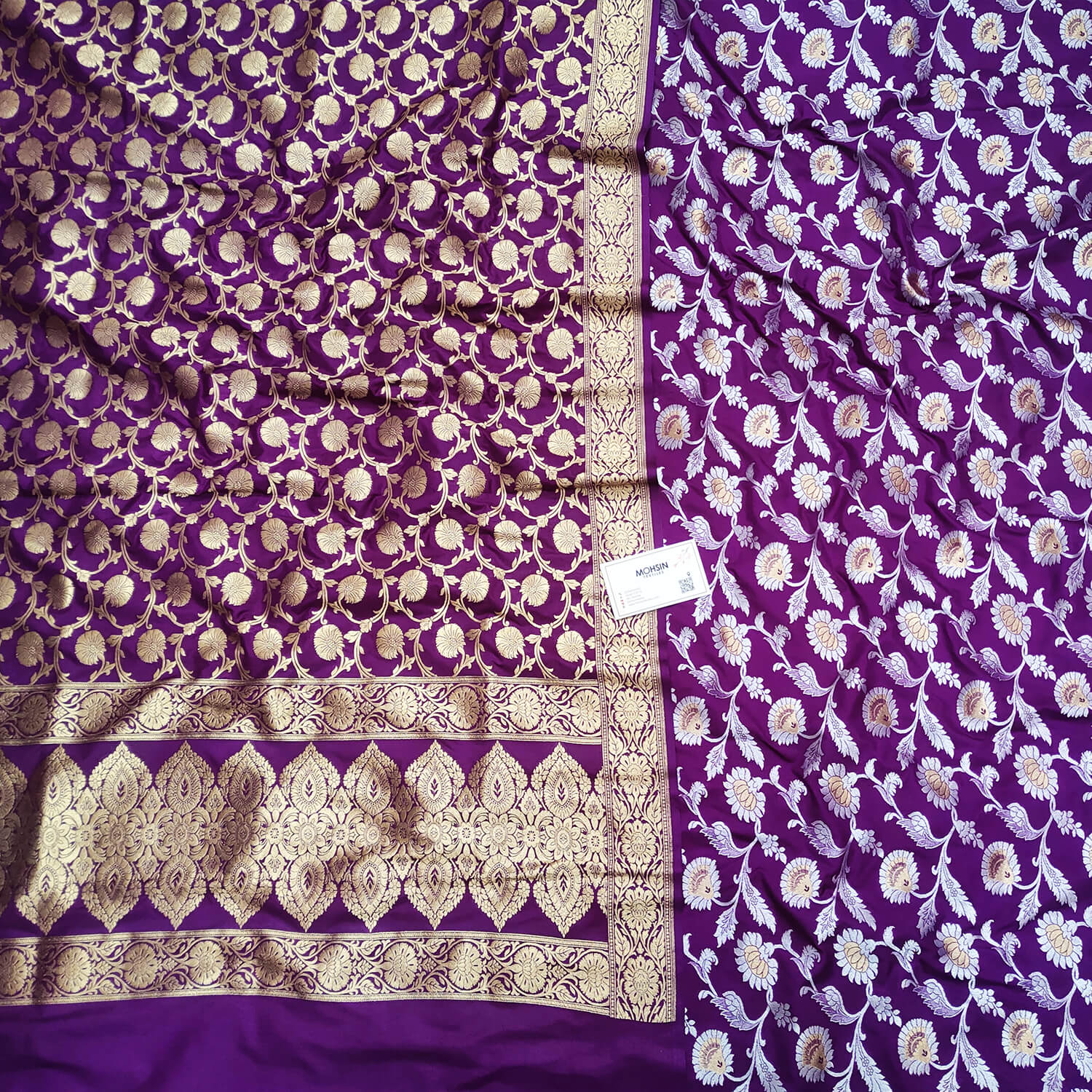 Banarasi Cotton Silk Suit*... - Dress material.shopholic | Facebook