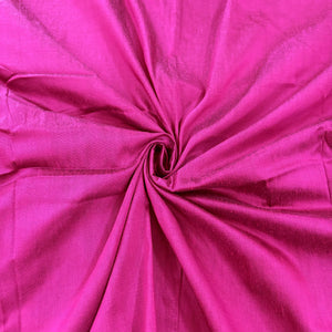Pink Plain Cotton Silk Fabric