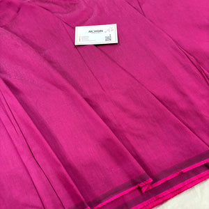 Pink Plain Cotton Silk Fabric