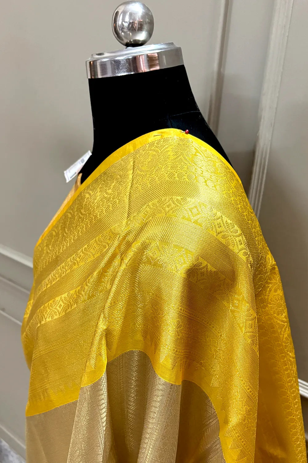 Gold and Yellow Tissue Silk Banarasi Saree