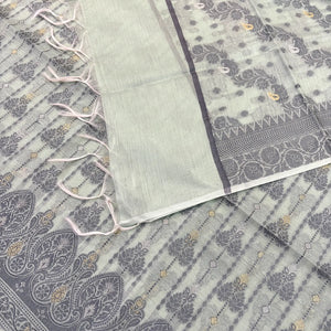 Mint Green Resham Zari Banarasi Silk Suit