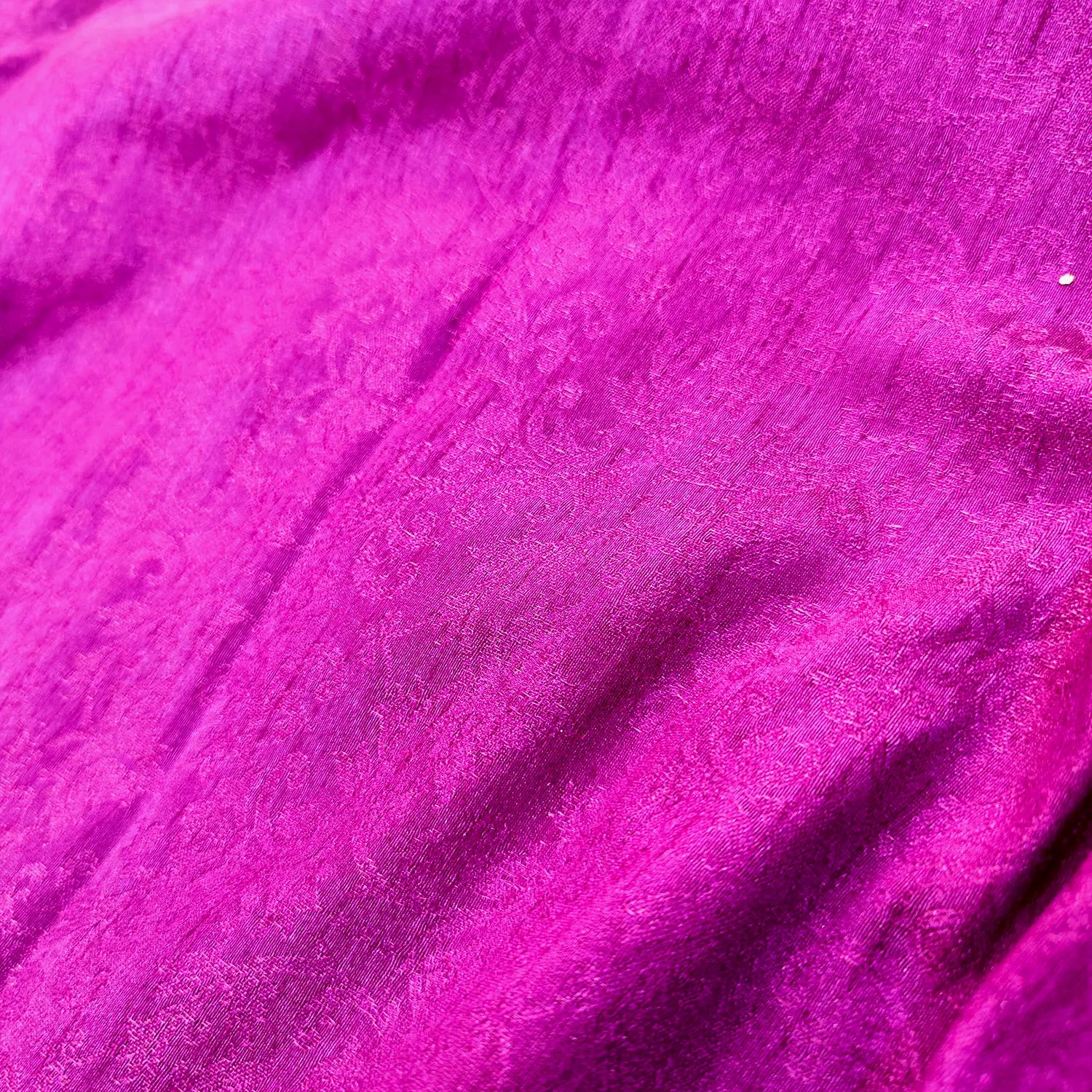 Purple Tanchoi Dupion Silk Banarasi Fabric