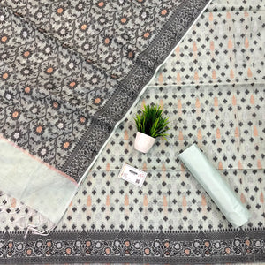 Mint Green Resham Zari Banarasi Silk Suit