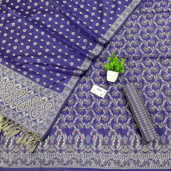 Auda Surahi Jaal Cotton Silk Banarasi Suit