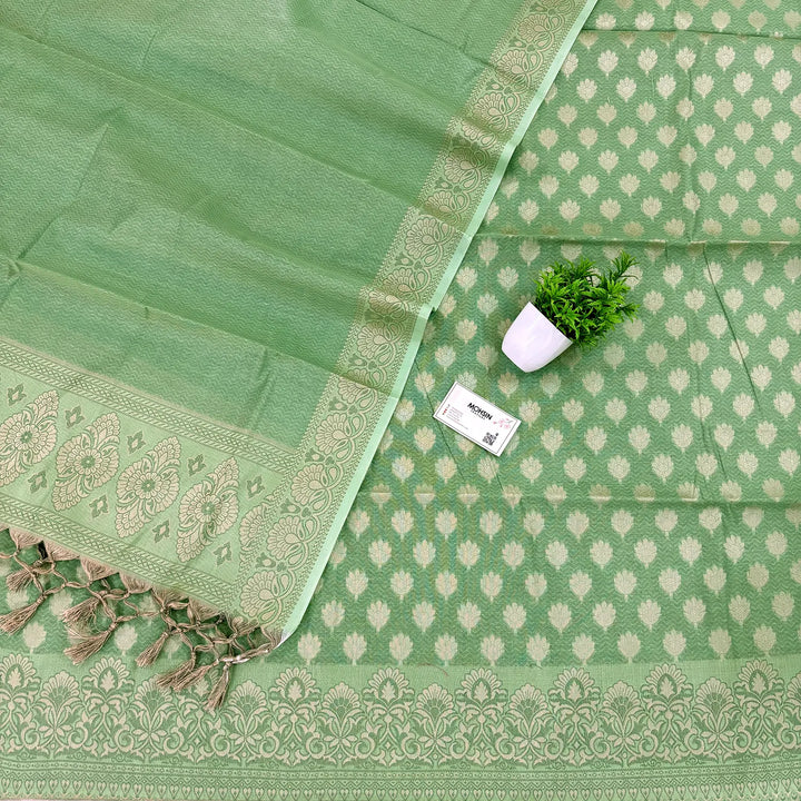 Pista Avatar Cotton Silk Banarasi Suit