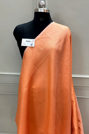 Peach Brocade Soft Silk Banarasi Saree