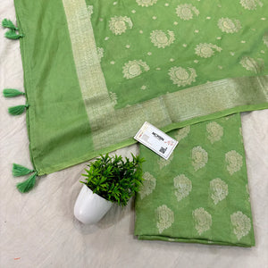 Pista Tilasmi Carry Katan Silk Banarasi Suit