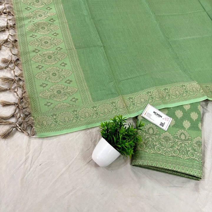 Pista Avatar Cotton Silk Banarasi Suit