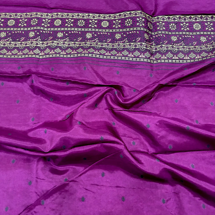 Magenta Jhilmila Taj Dola Silk Banarasi Suit