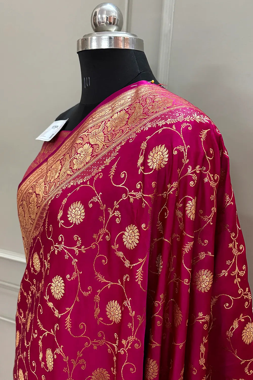 Pink Murerwa Daal Katan Silk Banarasi Saree