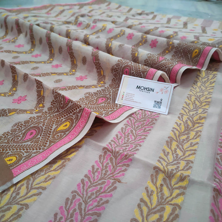 Onion Stripe Resham Zari Banarasi Silk Salwar Suit