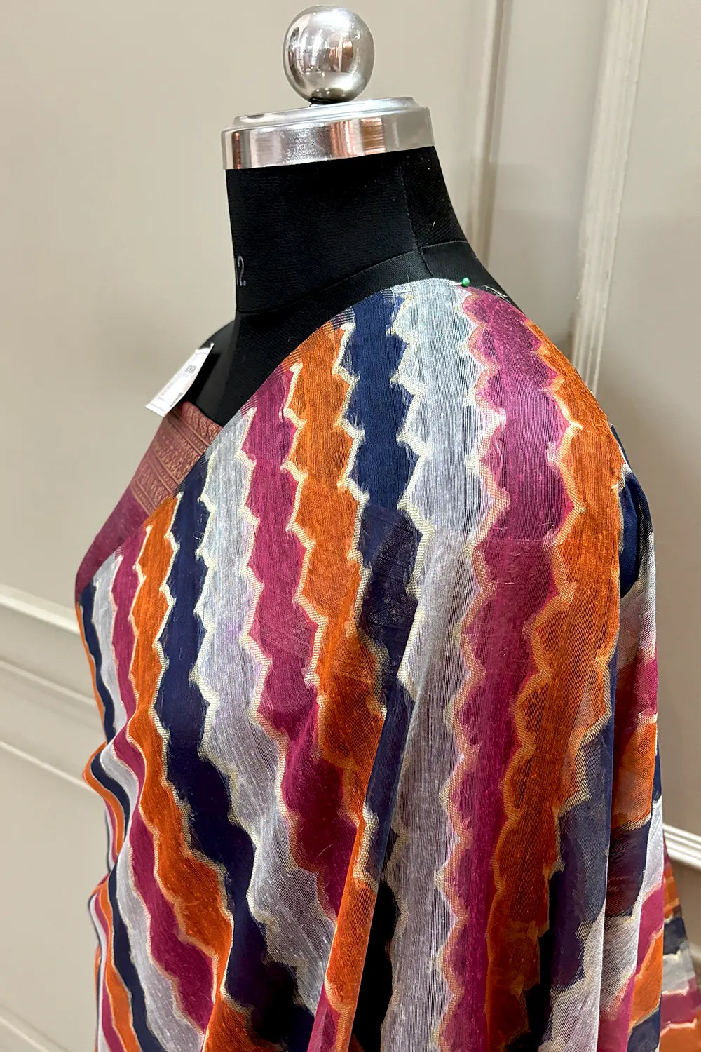 Pink Resham Zari Chanderi Silk Banarasi Saree