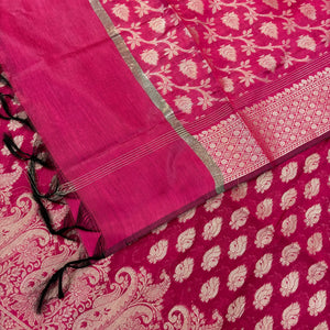 Pink Holika Banarasi Silk Suit