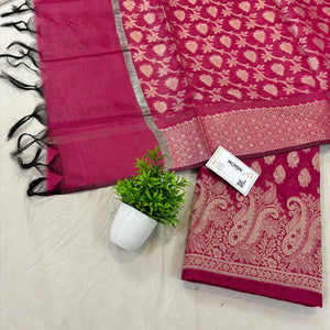 Pink Holika Banarasi Silk Suit