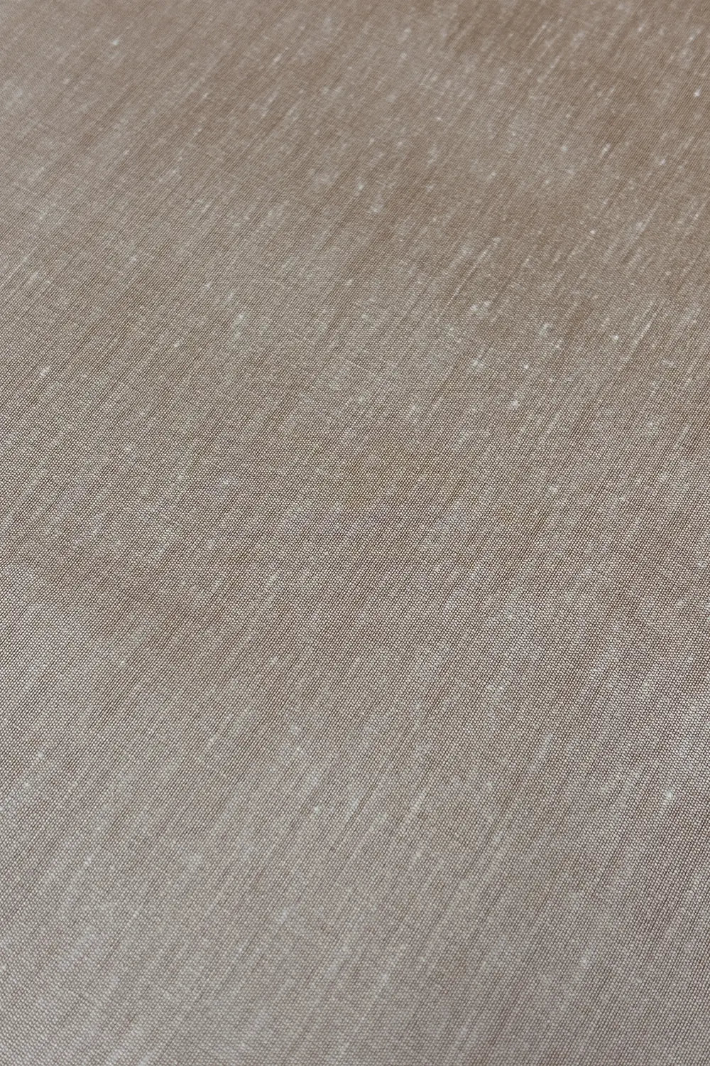 Beige Plain Cotton Silk Banarasi Fabric