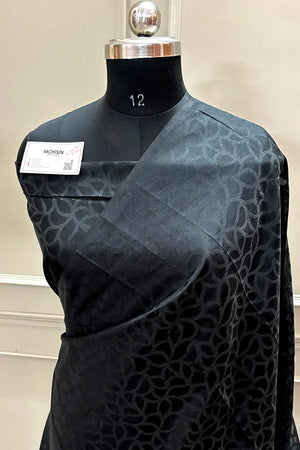 Black Resham Silk Banarasi Saree