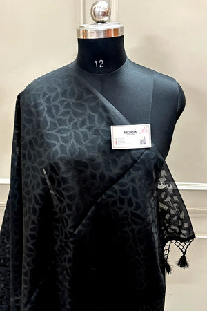 Black Resham Silk Banarasi Saree