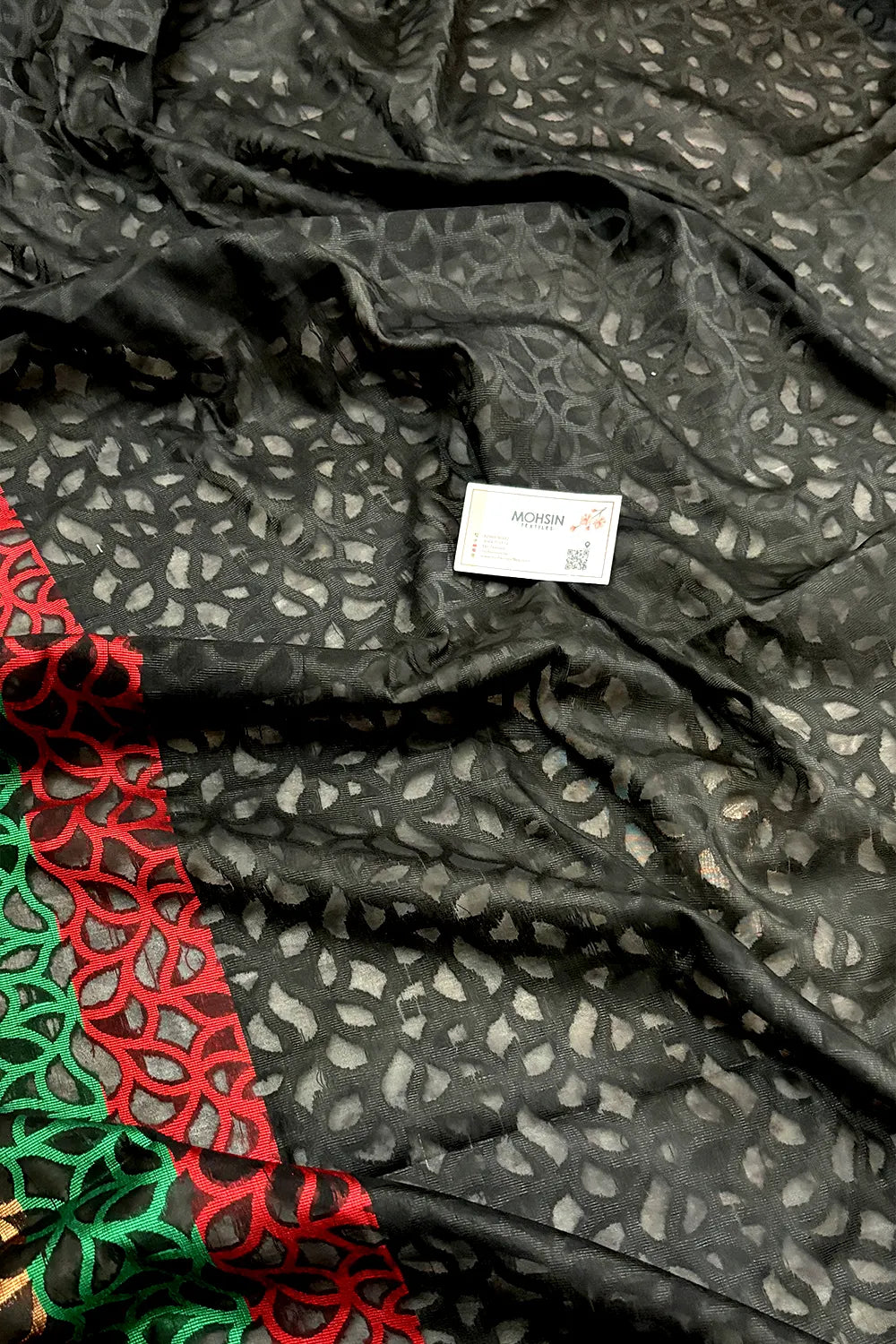 Black Resham Silk Banarasi Saree