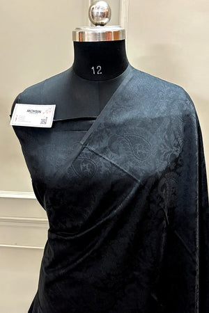 Black Resham Silk Banarasi Saree