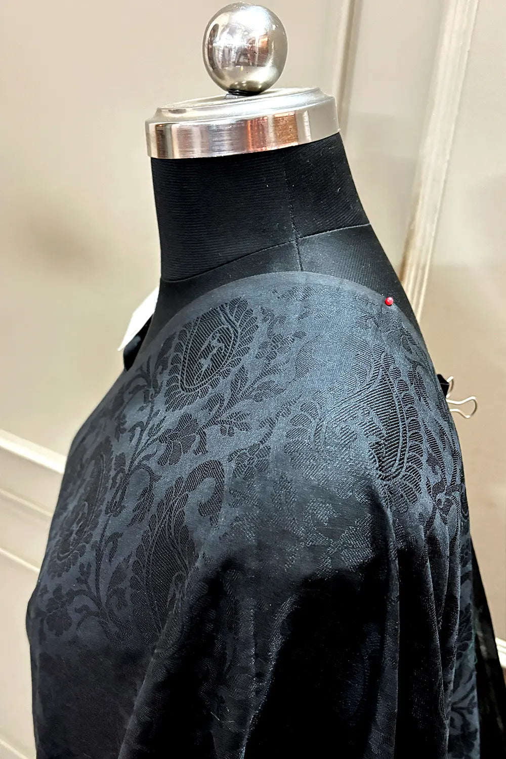 Black Resham Silk Banarasi Saree