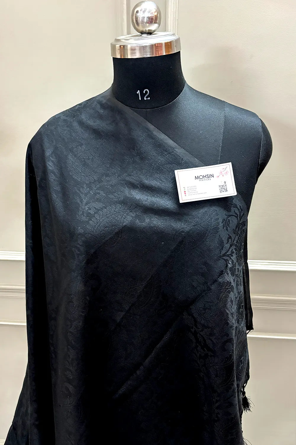 Black Resham Silk Banarasi Saree