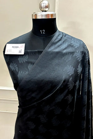 Black Resham Silk Banarasi Saree