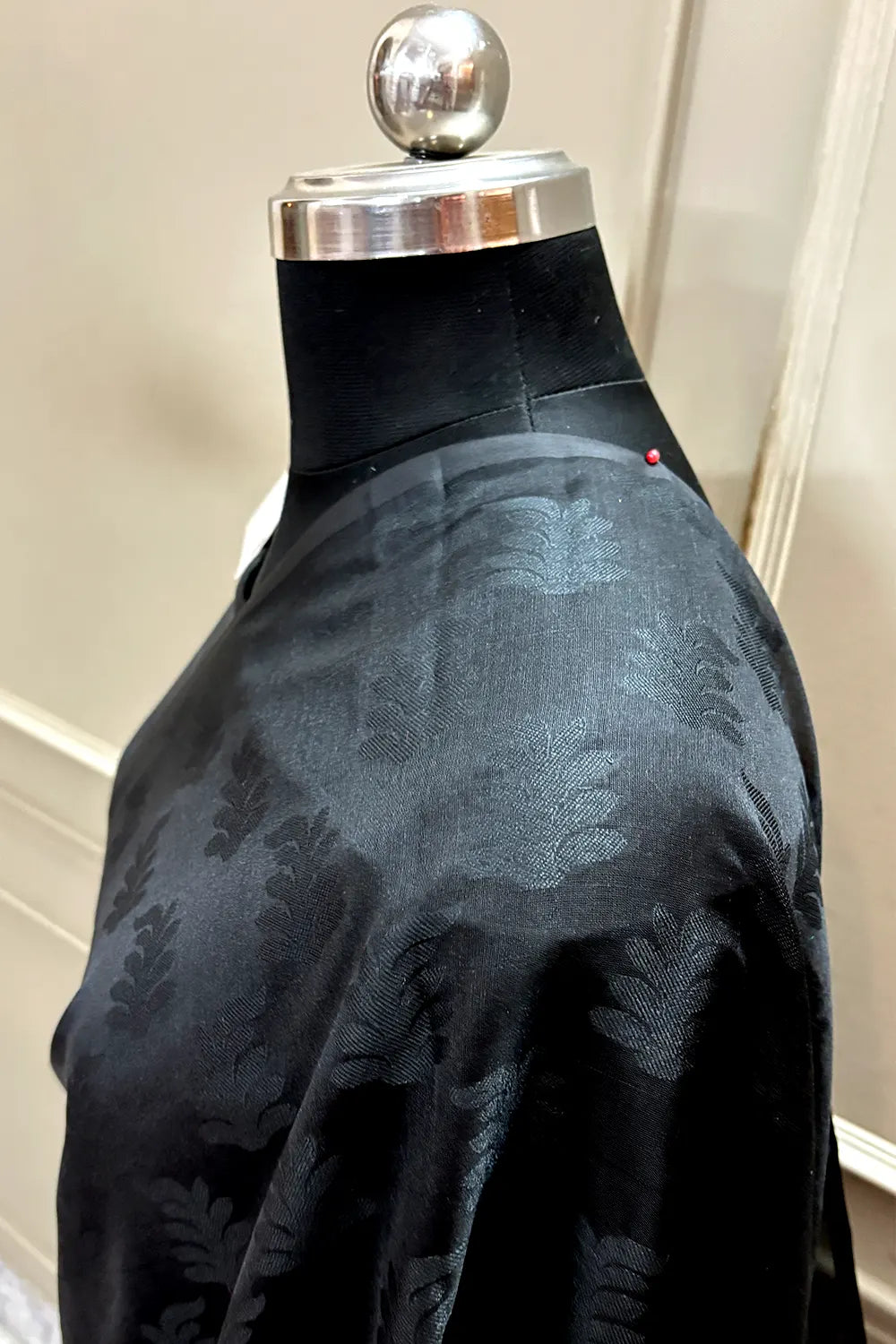 Black Resham Silk Banarasi Saree