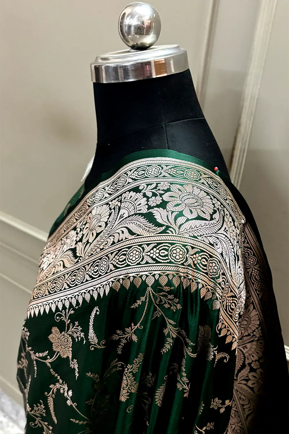 Yellow Suhani Jaal Katan Mashru Silk Banarasi Saree