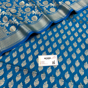 Firozi Guldaan Katan Silk Banarasi Suit