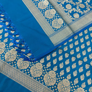 Firozi Guldaan Katan Silk Banarasi Suit