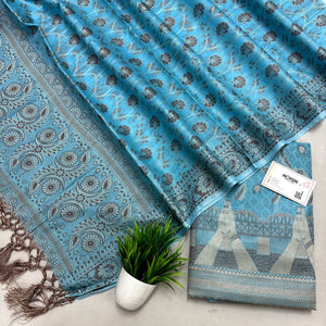 Firozi Namo Ghat Cotton Silk Banarasi Suit