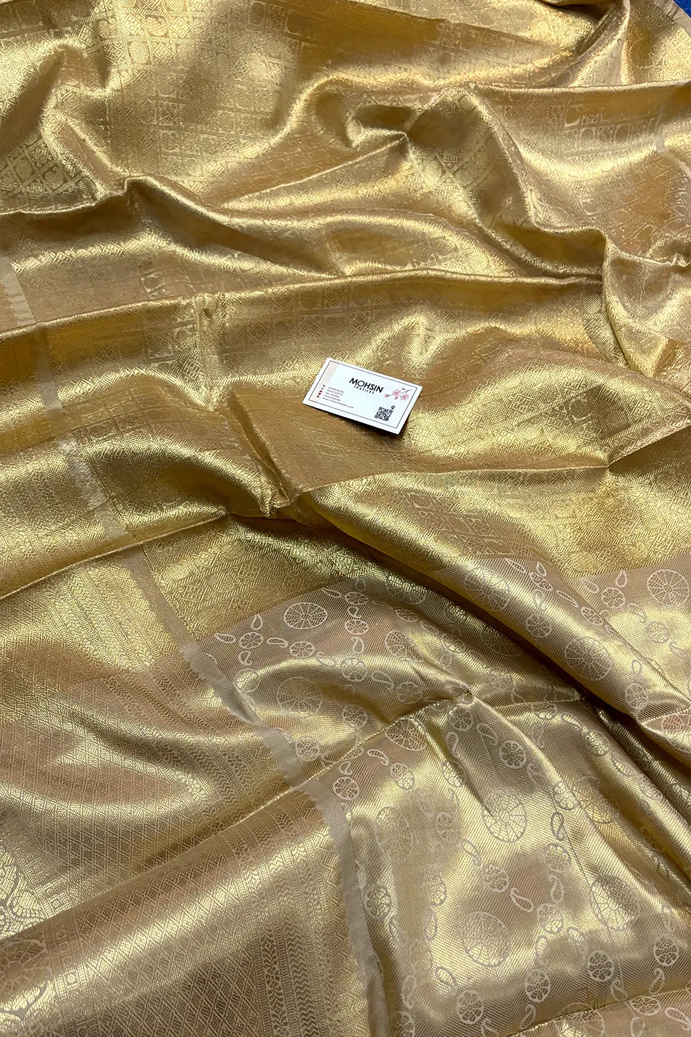 Gold Tissue Silk Banarasi Saree