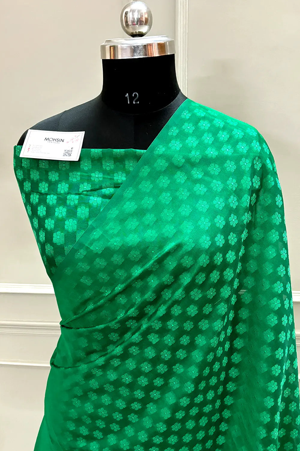 Green Resham Silk Banarasi Saree