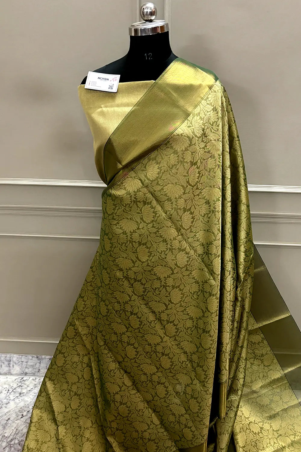 Green Tissue Silk Banarasi Saree