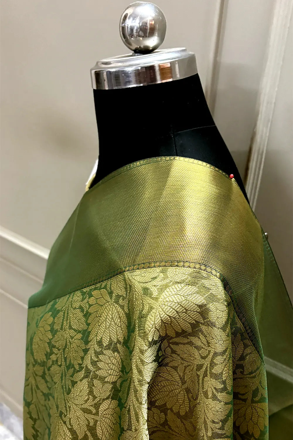 Green Tissue Silk Banarasi Saree