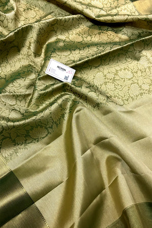 Green Tissue Silk Banarasi Saree