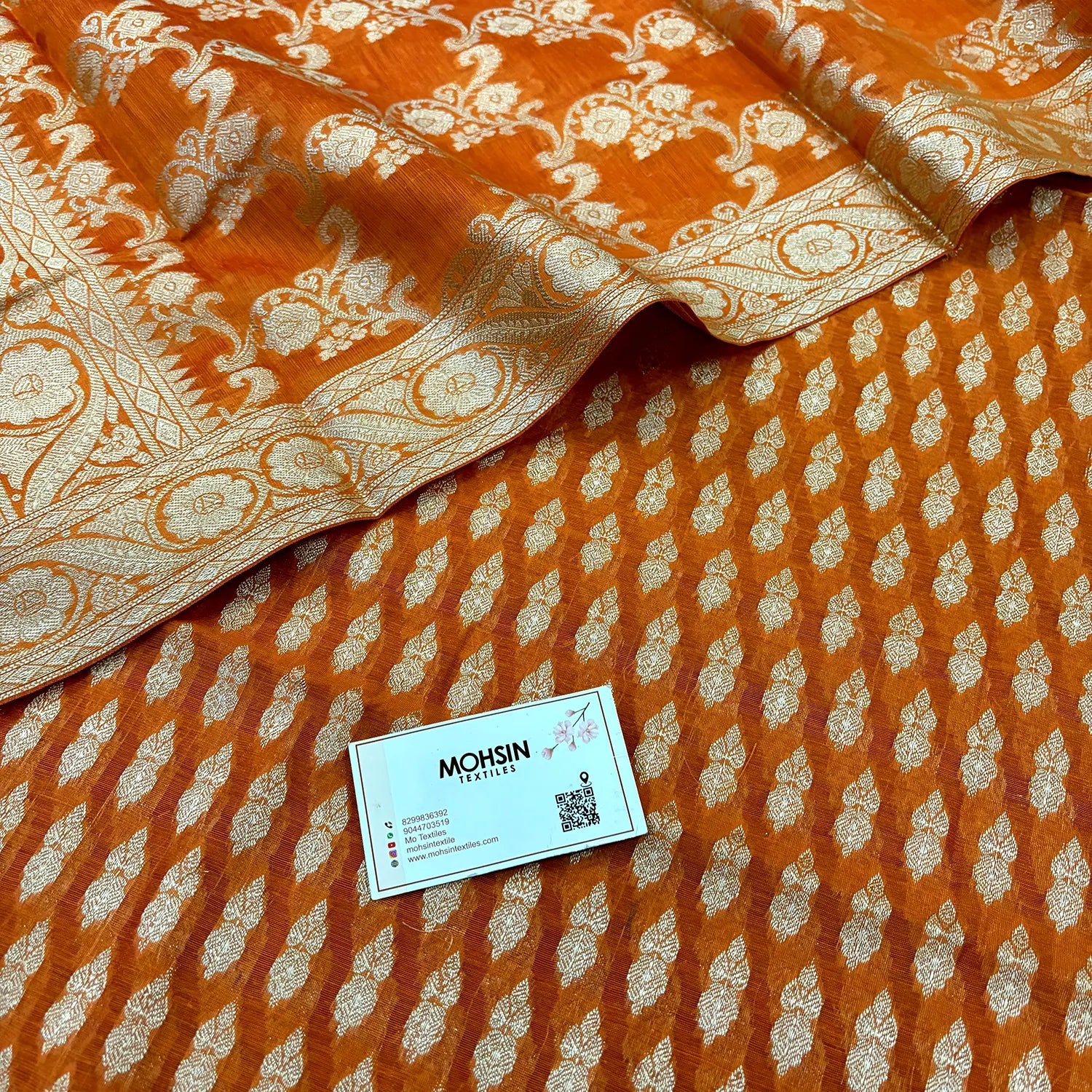 Mustard Dracula Buti Banarasi Silk Suit