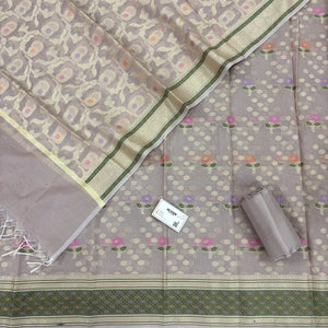 Onion Beige Resham Banarasi Silk Suit