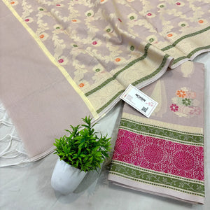 Onion Peach Resham Banarasi Silk Suit