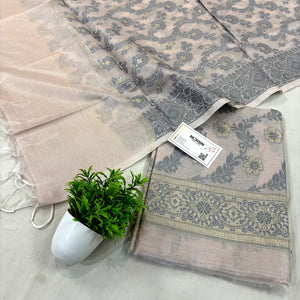 Onion Peach Resham Banarasi Silk Suit