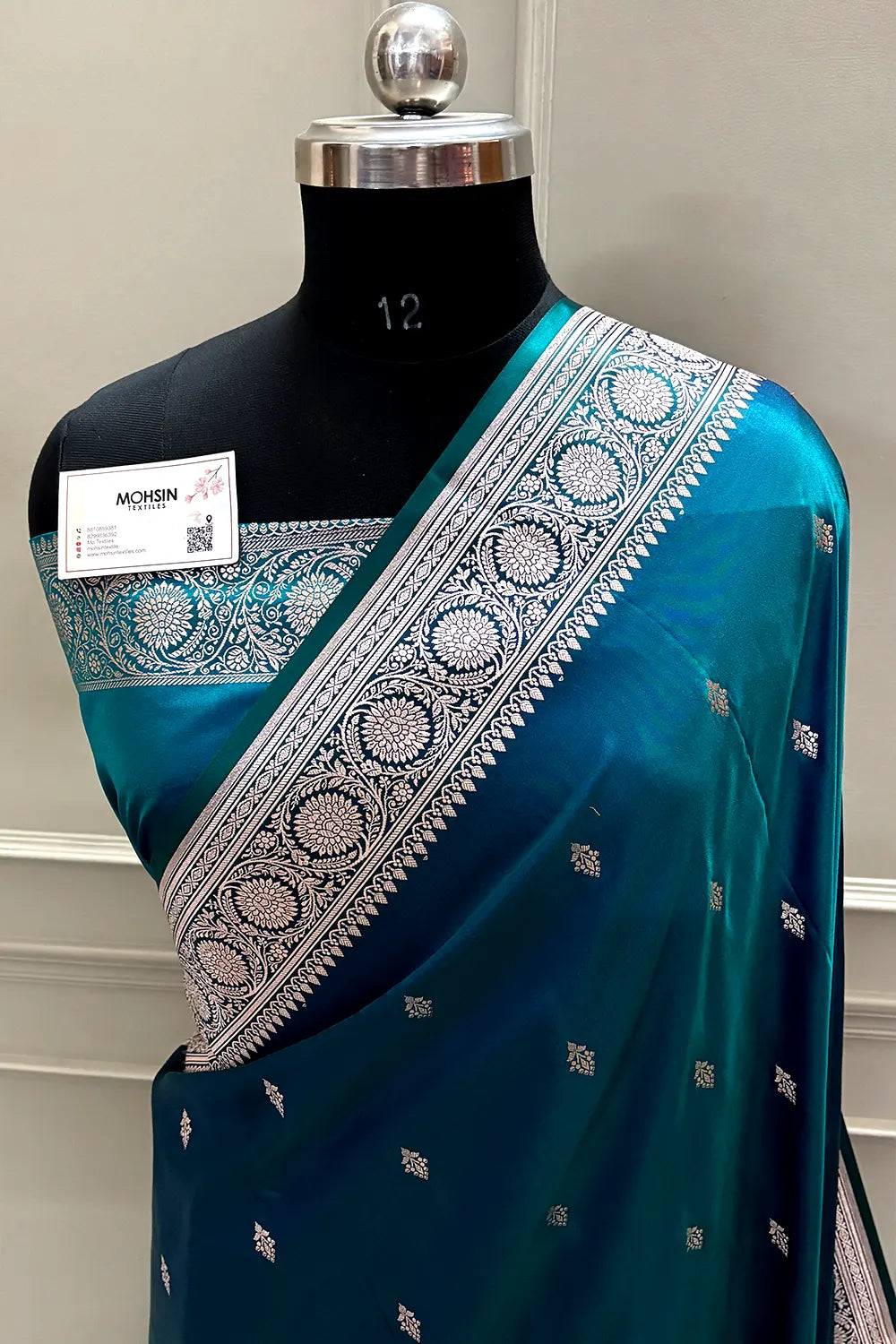 Peacock Zari Katan Silk Banarasi Saree