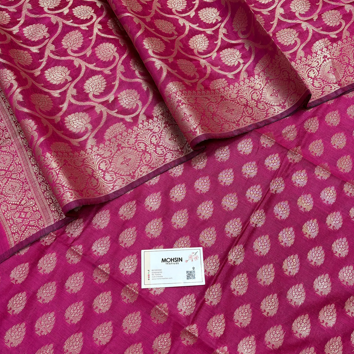 Pink Kashi Sunrise Banarasi Silk Suit