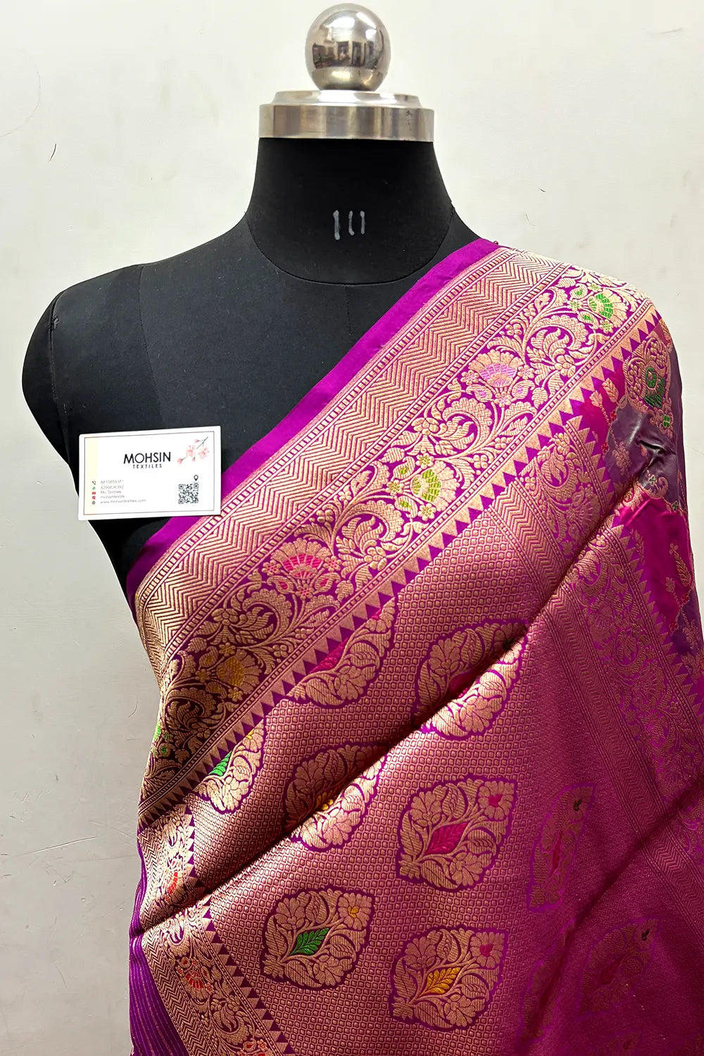 Pink Rangkaat Handloom Pure Katan Silk Banarasi Saree