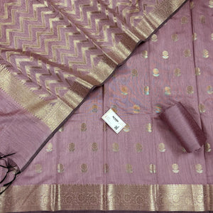 Pink Resham Banarasi Silk Suit