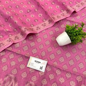 Pink Surahi Tree Cotton Silk Banarasi Suit 