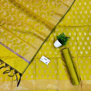 Pista Chirag Buti Satin Silk Banarasi Suit