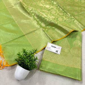 Pista Kalgha Lau Banarasi Silk Suit