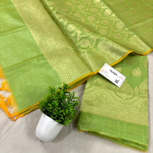 Pista Uggi Dhan Buti Banarasi Silk Suit